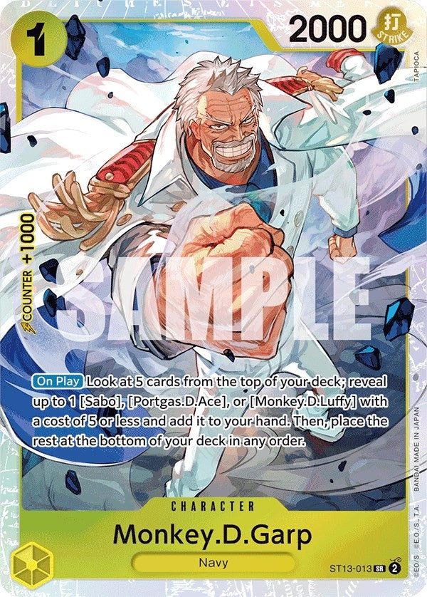 Image for Monkey.D.Garp (ST13-013) (ST-13) - One Piece Card Game