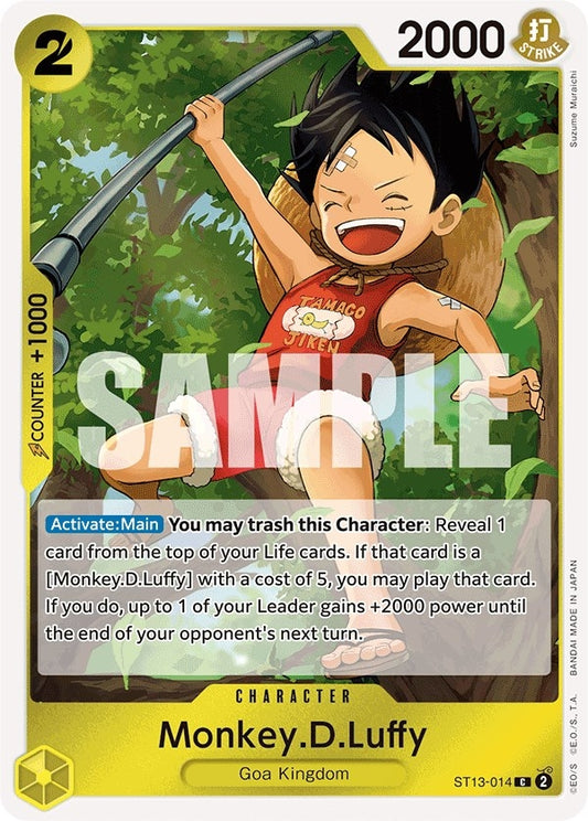 Image for Monkey.D.Luffy (014) (ST13-014) (ST-13) - One Piece Card Game