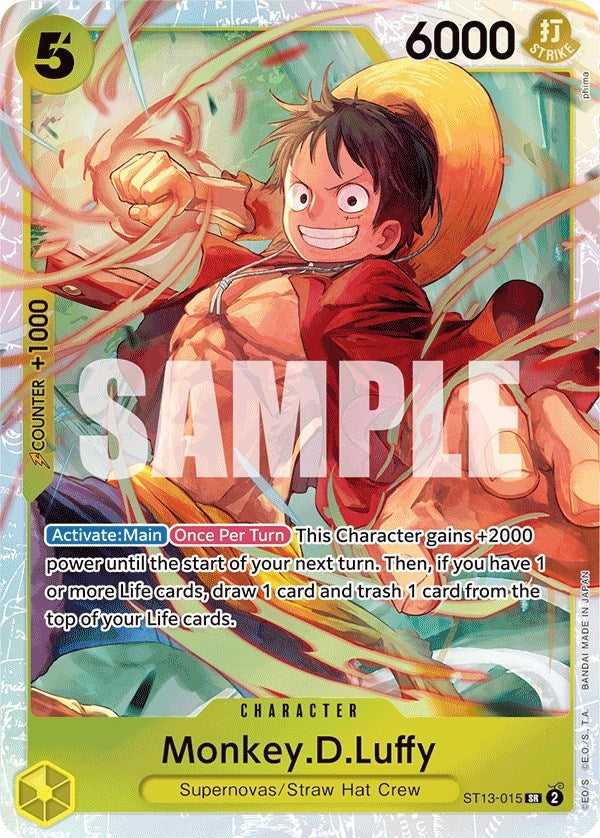 Image for Monkey.D.Luffy (015) (ST13-015) (ST-13) - One Piece Card Game