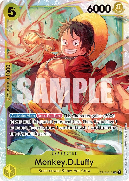 Image for Monkey.D.Luffy (015) (ST13-015) (ST-13) - One Piece Card Game