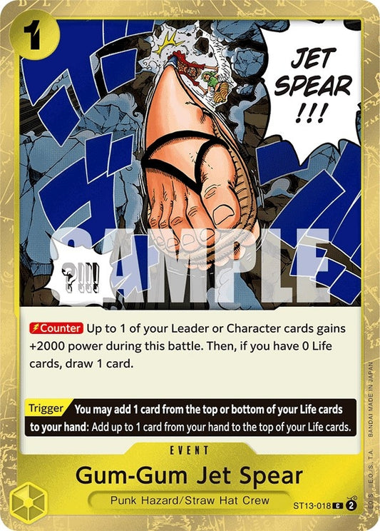Image for Gum-Gum Jet Spear (ST13-018) (ST-13) - One Piece Card Game
