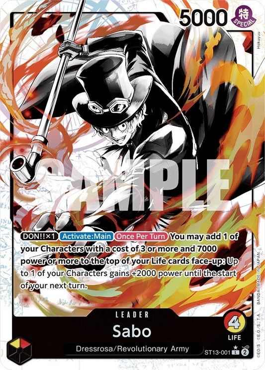 Image for Sabo (001) (Parallel) (ST13-001) (ST-13) - One Piece Card Game