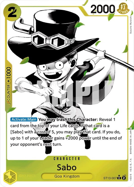 Image for Sabo (007) (Parallel) (ST13-007) (ST-13) - One Piece Card Game