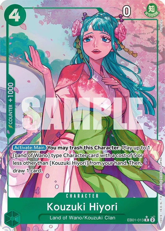 Image for Kouzuki Hiyori (Alternate Art) (EB01-013) (EB-01) - One Piece Card Game