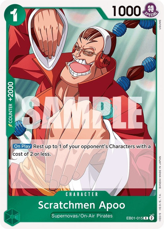 Image for Scratchmen Apoo (EB01-015) (EB-01) - One Piece Card Game