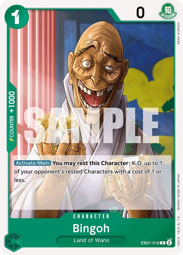 Image for Bingoh (EB01-016) (EB-01) - One Piece Card Game