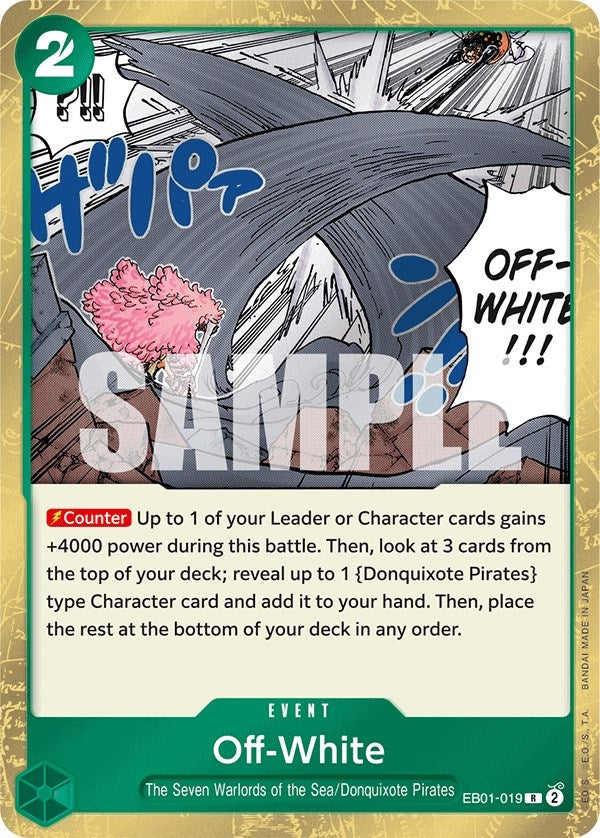 Image for Off-White (EB01-019) (EB-01) - One Piece Card Game