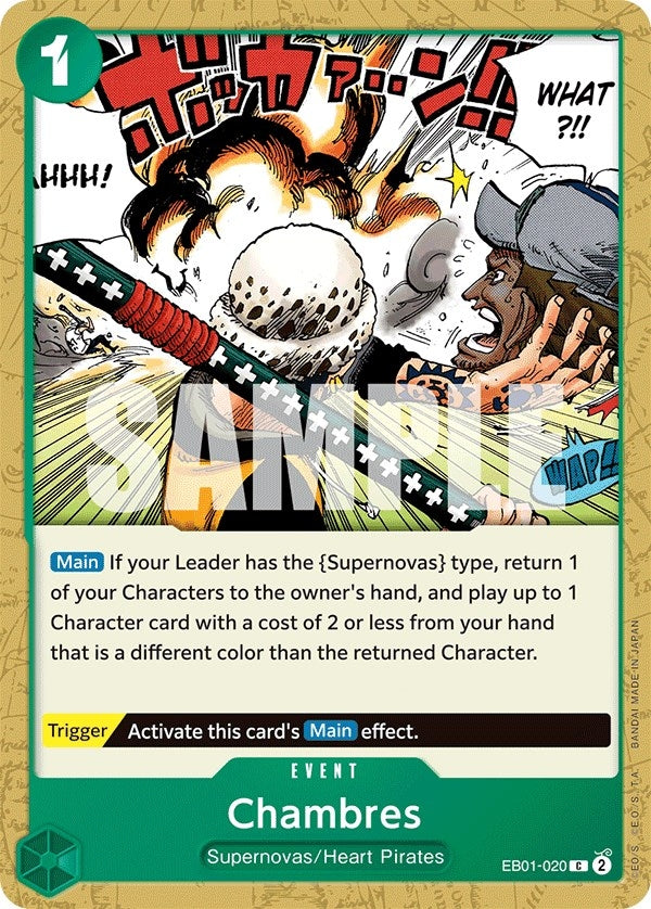 Image for Chambres (EB01-020) (EB-01) - One Piece Card Game