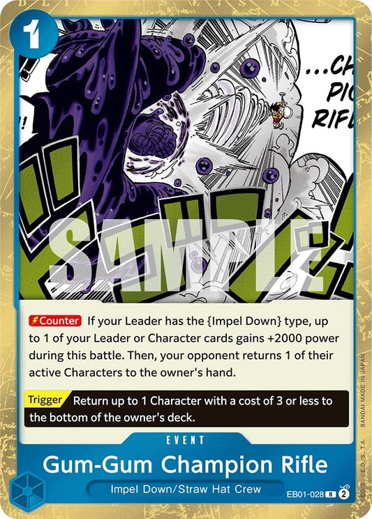 Image for Gum-Gum Champion Rifle (EB01-028) (EB-01) - One Piece Card Game