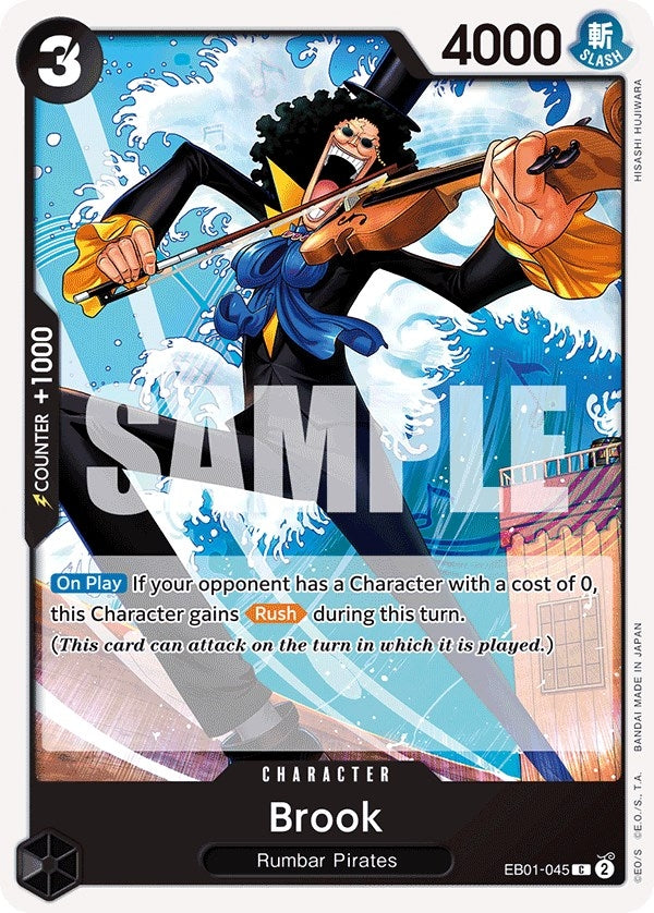 Image for Brook (045) (EB01-045) (EB-01) - One Piece Card Game