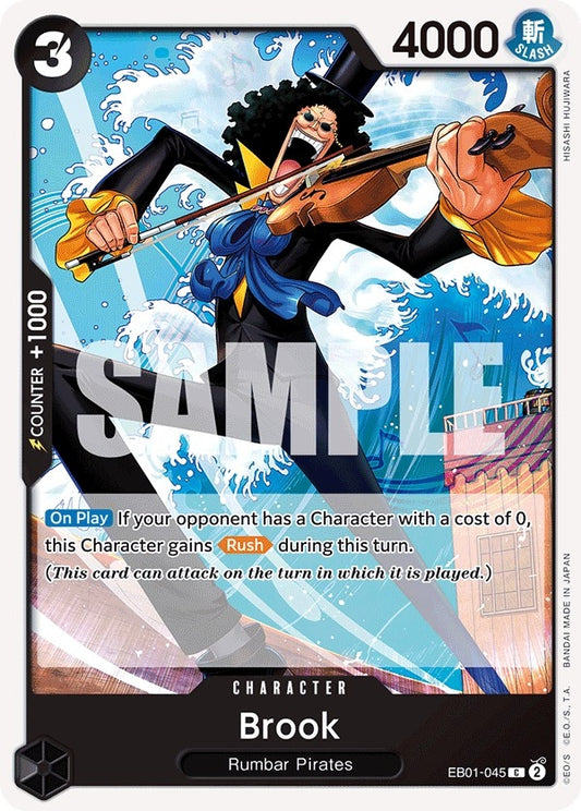 Image for Brook (045) (EB01-045) (EB-01) - One Piece Card Game