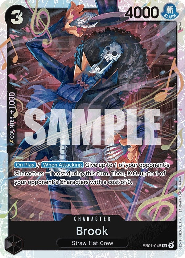 Image for Brook (046) (EB01-046) (EB-01) - One Piece Card Game