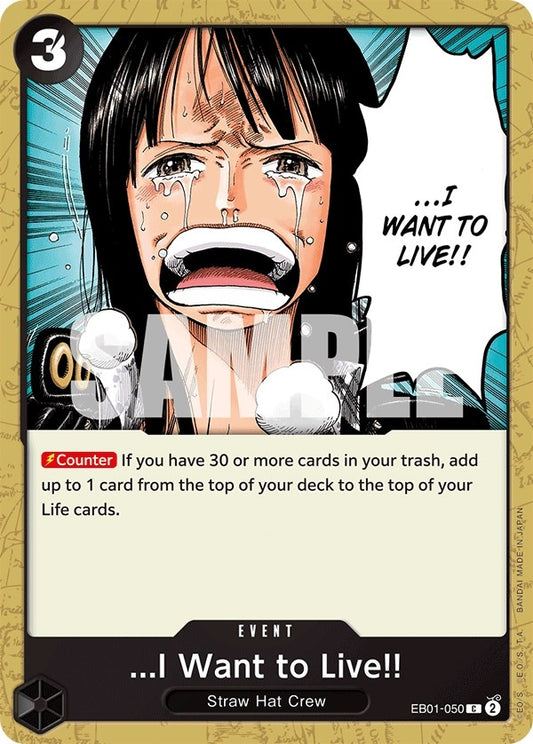 Image for ...I Want to Live!! (EB01-050) (EB-01) - One Piece Card Game