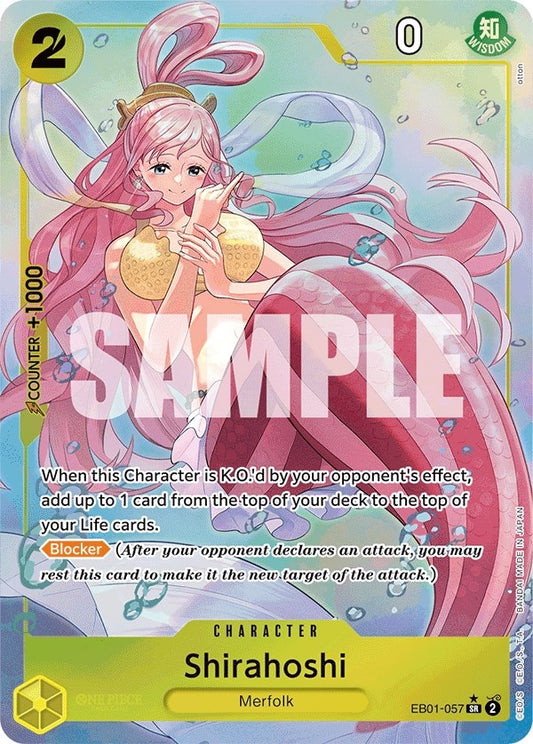 Image for Shirahoshi (Alternate Art) (EB01-057) (EB-01) - One Piece Card Game