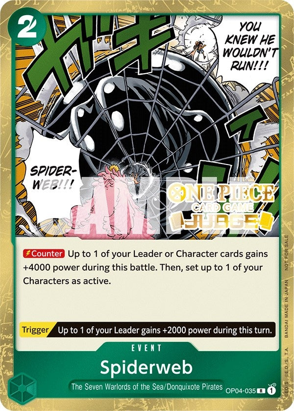 Image for Spiderweb (Judge Pack Vol. 3) (OP04-035) (OP-PR) - One Piece Card Game