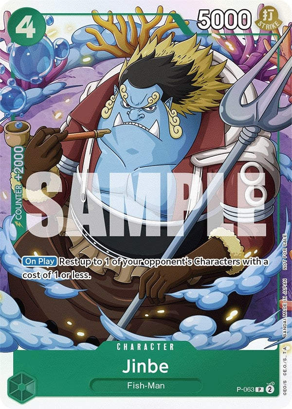Image for Jinbe (Event Pack Vol. 4) (P-063) (OP-PR) - One Piece Card Game