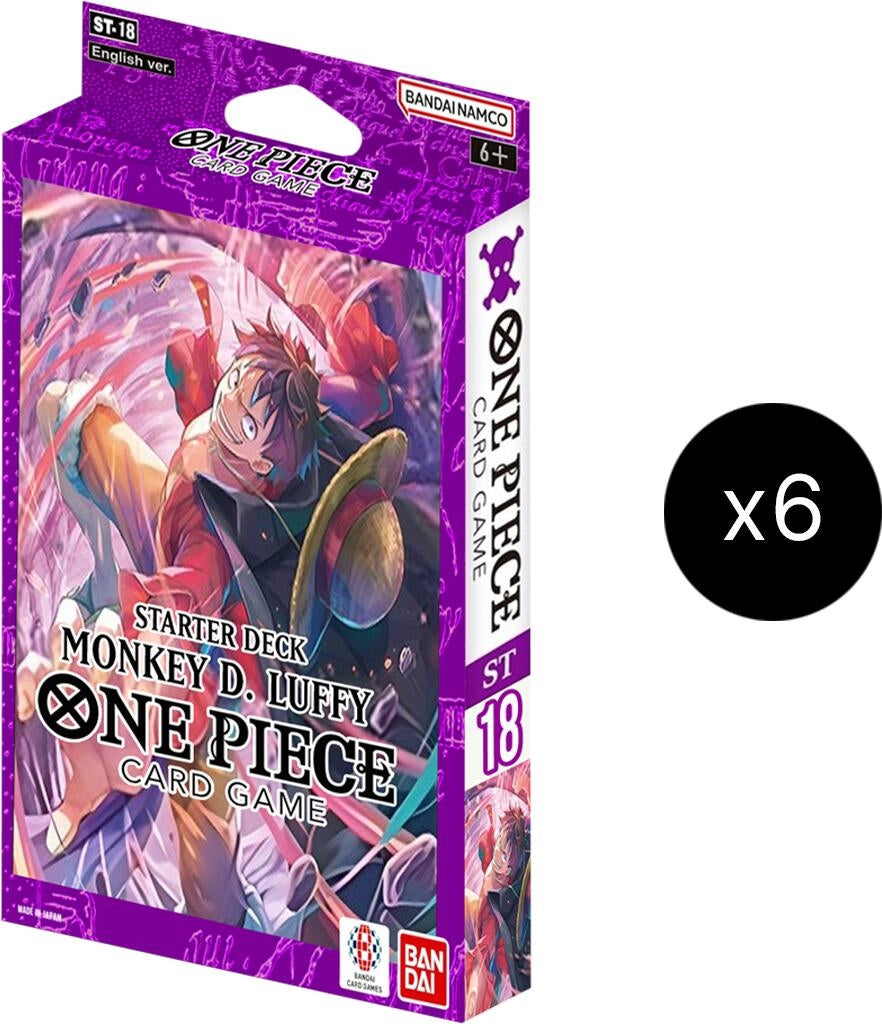 Image for Starter Deck 18: PURPLE Monkey.D.Luffy Display - One Piece Card Game