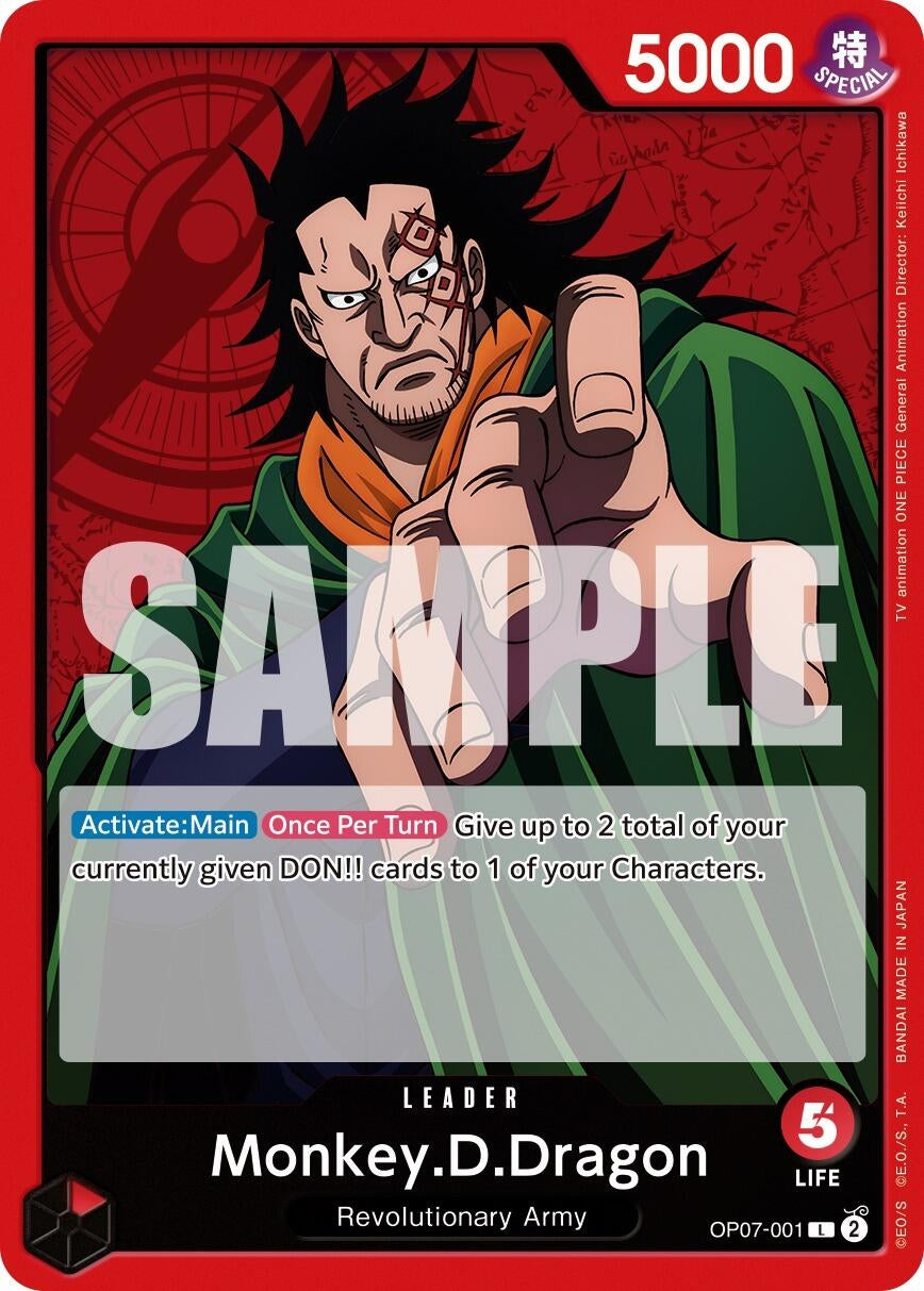 Image for Monkey.D.Dragon (001) (OP07-001) (OP07) - One Piece Card Game