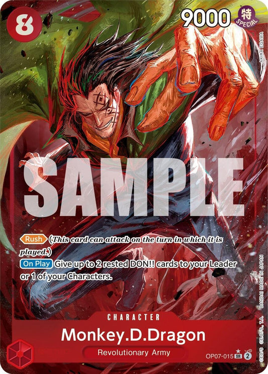 Image for Monkey.D.Dragon (015) (Parallel) (OP07-015) (OP07) - One Piece Card Game