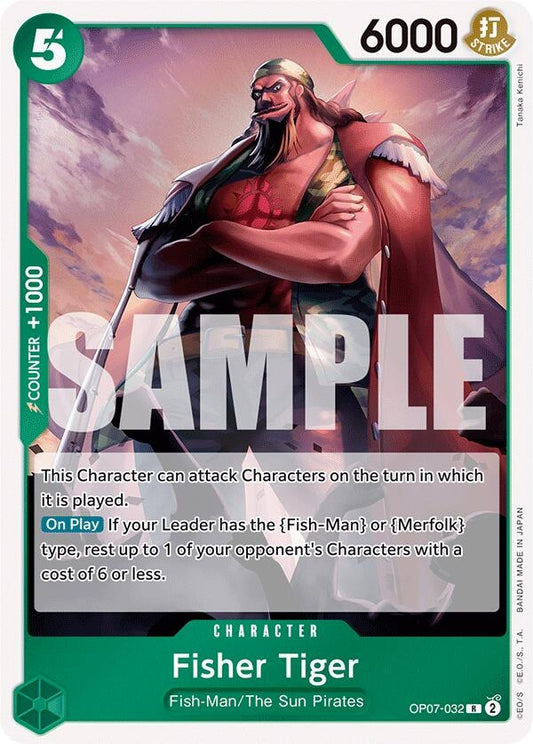 Image for Fisher Tiger (OP07-032) (OP07) - One Piece Card Game