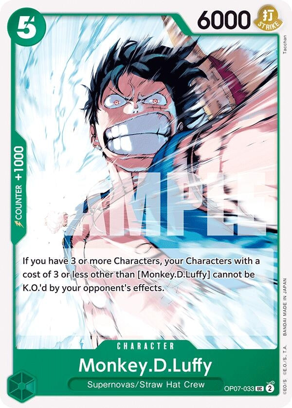 Image for Monkey.D.Luffy (033) (OP07-033) (OP07) - One Piece Card Game
