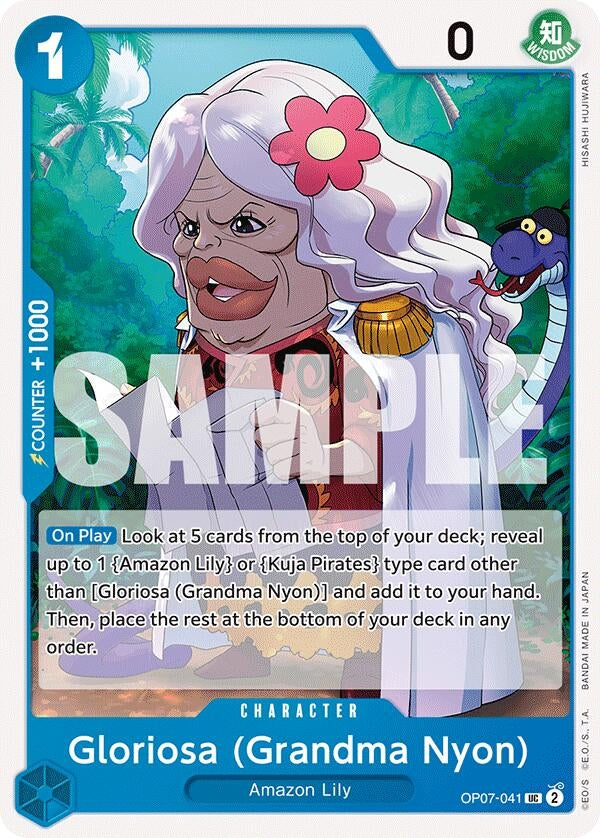 Image for Gloriosa (Grandma Nyon) (OP07-041) (OP07) - One Piece Card Game