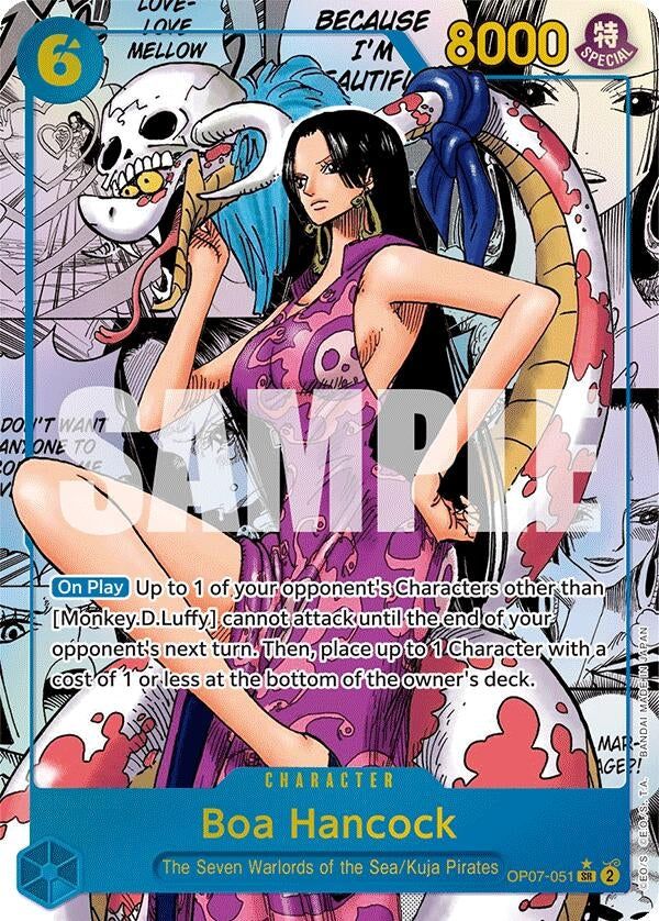 Image for Boa Hancock (051) (Parallel) (Manga) (OP07-051) (OP07) - One Piece Card Game
