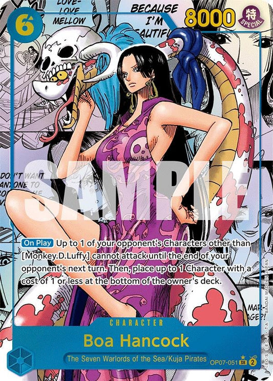 Image for Boa Hancock (051) (Parallel) (Manga) (OP07-051) (OP07) - One Piece Card Game