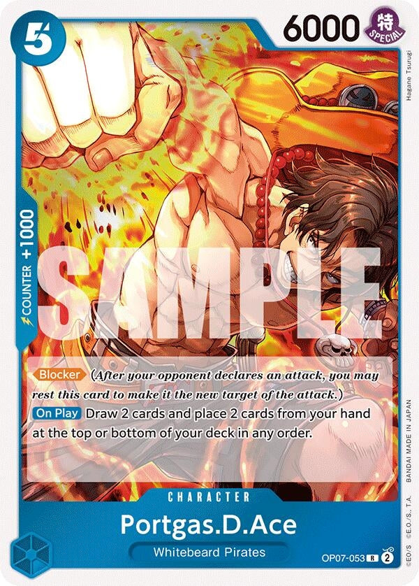 Image for Portgas.D.Ace (053) (OP07-053) (OP07) - One Piece Card Game