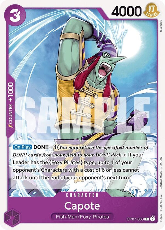 Image for Capote (OP07-063) (OP07) - One Piece Card Game