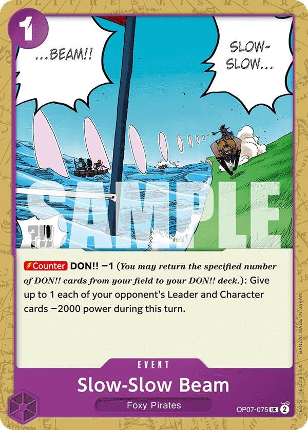 Image for Slow-Slow Beam (OP07-075) (OP07) - One Piece Card Game
