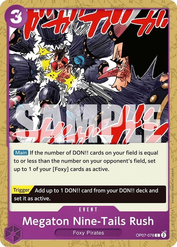 Image for Megaton Nine-Tails Rush (OP07-078) (OP07) - One Piece Card Game