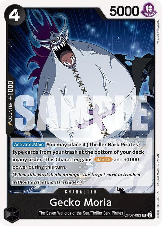 Image for Gecko Moria (083) (OP07-083) (OP07) - One Piece Card Game