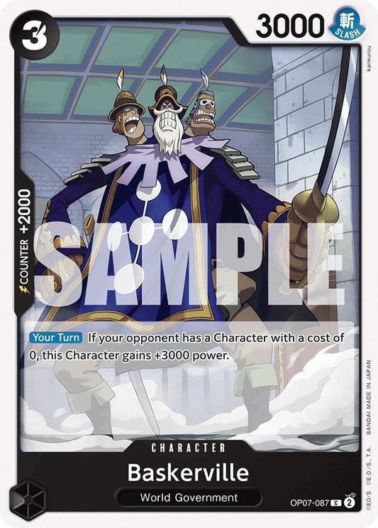 Image for Baskerville (OP07-087) (OP07) - One Piece Card Game