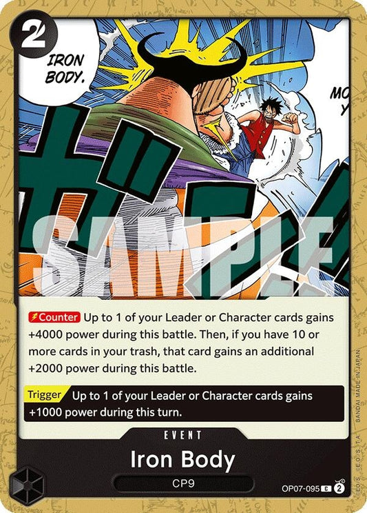 Image for Iron Body (OP07-095) (OP07) - One Piece Card Game