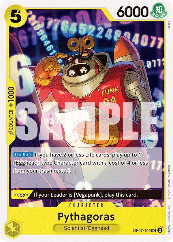 Image for Pythagoras (OP07-105) (OP07) - One Piece Card Game