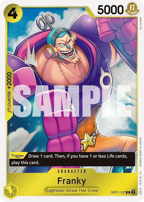 Image for Franky (OP07-107) (OP07) - One Piece Card Game
