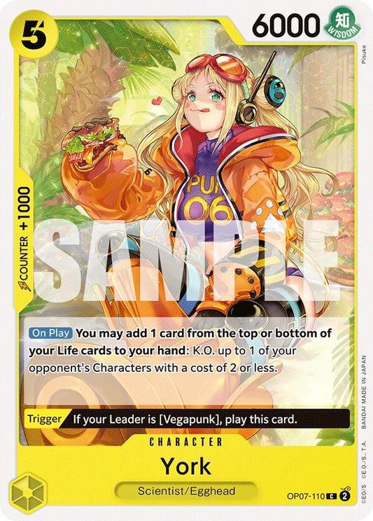 Image for York (OP07-110) (OP07) - One Piece Card Game