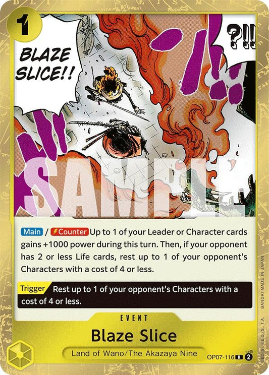 Image for Blaze Slice (OP07-116) (OP07) - One Piece Card Game