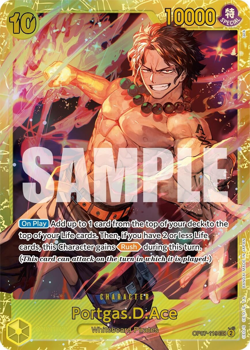 Image for Portgas.D.Ace (119) (OP07-119) (OP07) - One Piece Card Game