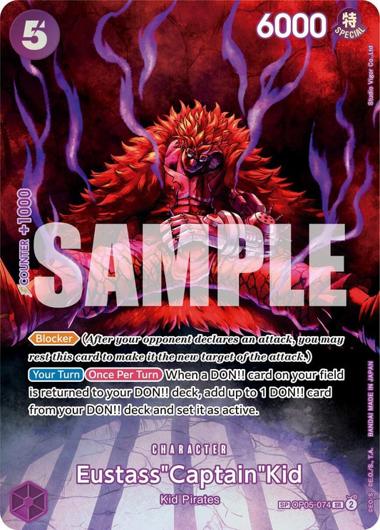 Image for Eustass"Captain"Kid (SP) (OP05-074) (OP07) - One Piece Card Game