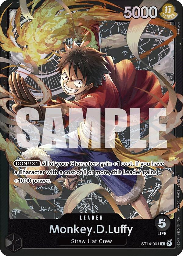 Image for Monkey.D.Luffy (001) (ST14-001) (ST-14) - One Piece Card Game