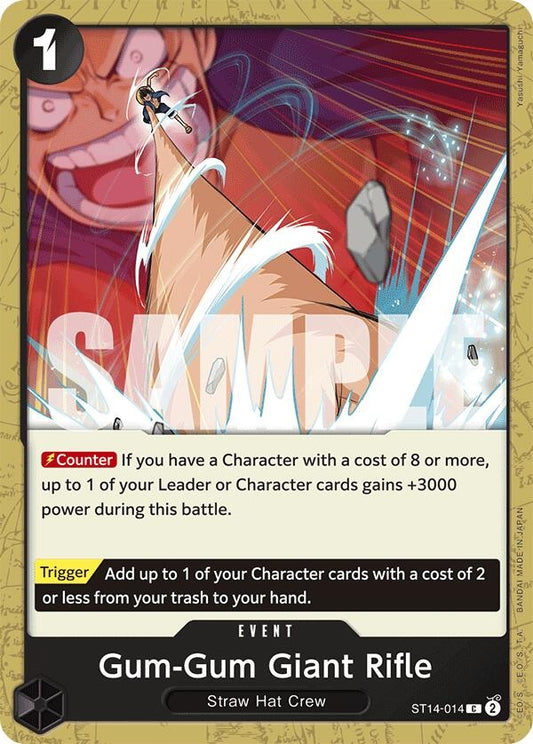 Image for Gum-Gum Giant Rifle (ST14-014) (ST-14) - One Piece Card Game