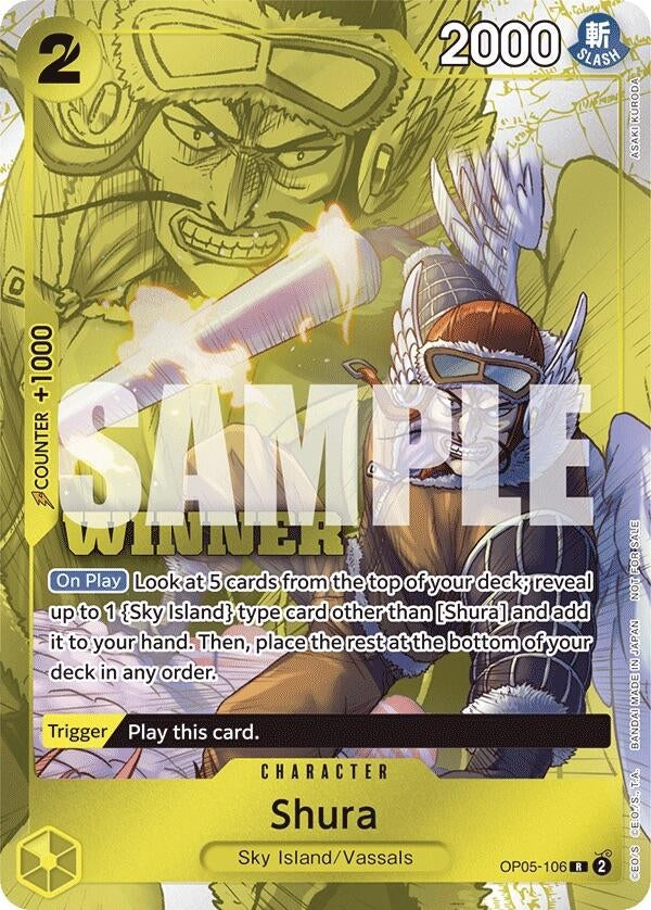 Image for Shura (Winner Pack Vol. 7) (OP05-106) (OP-PR) - One Piece Card Game