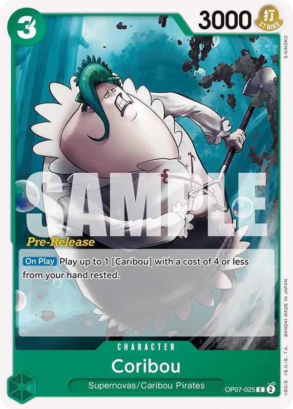 Image for Coribou (OP07-025) (OP07 PRE) - One Piece Card Game