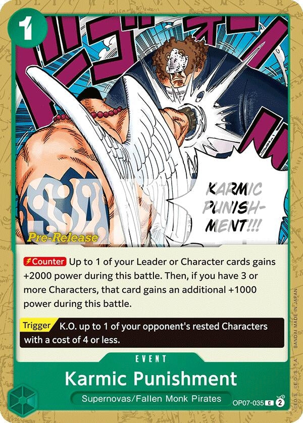 Image for Karmic Punishment (OP07-035) (OP07 PRE) - One Piece Card Game