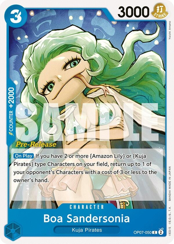 Image for Boa Sandersonia (OP07-050) (OP07 PRE) - One Piece Card Game