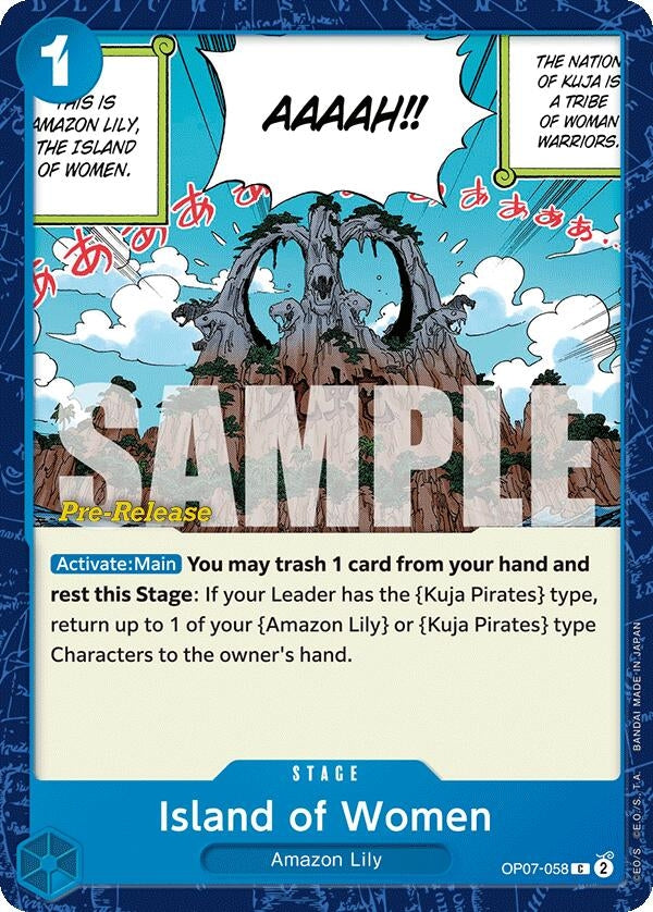 Image for Island of Women (OP07-058) (OP07 PRE) - One Piece Card Game
