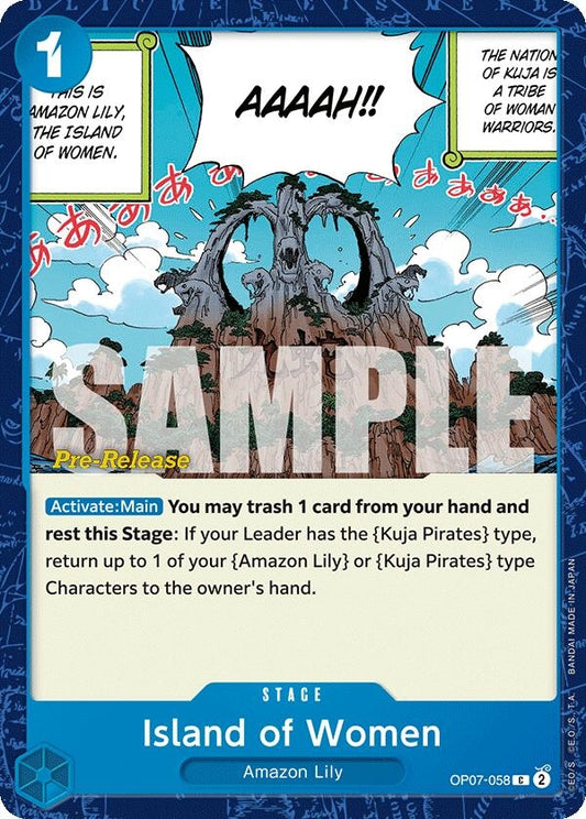 Image for Island of Women (OP07-058) (OP07 PRE) - One Piece Card Game