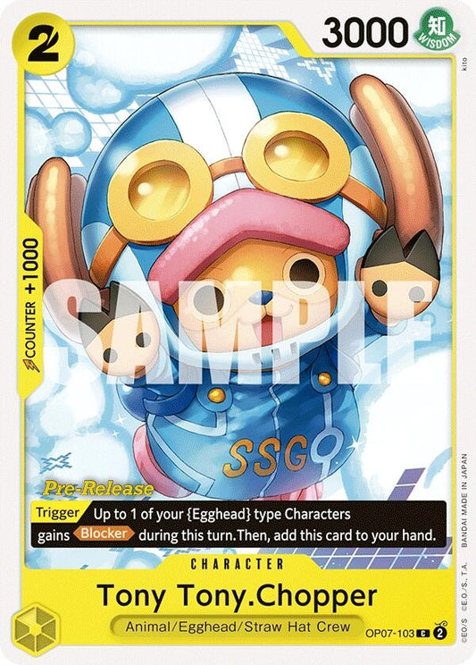 Image for Tony Tony.Chopper (103) (OP07-103) (OP07 PRE) - One Piece Card Game
